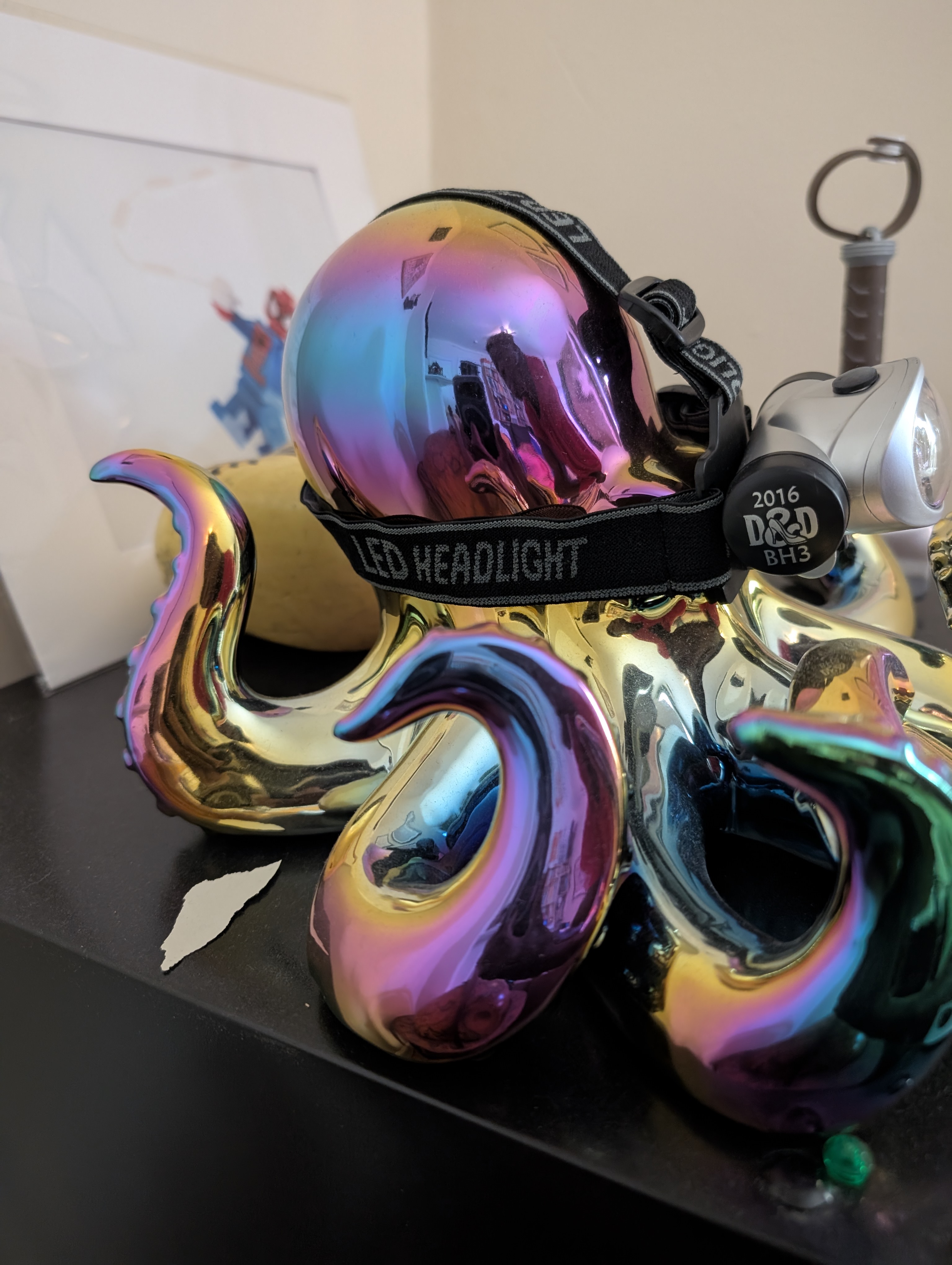 Battery operated cranium lamp from 2016 Dungeons and Drag Queens Marathon